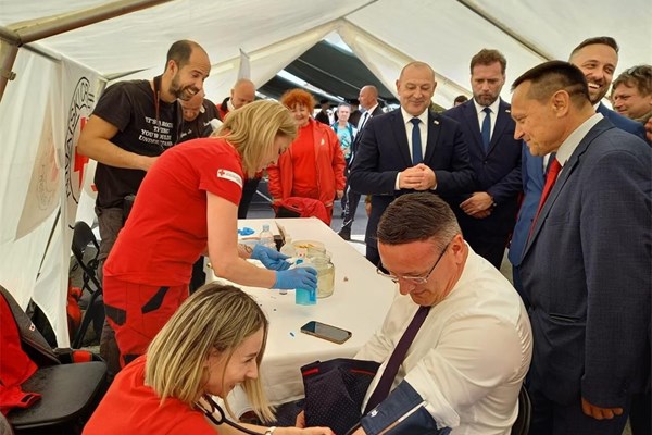 Hrvatski Crveni križ sudjelovao na obilježavanju 28. obljetnice vojno-redarstvene operacije Bljesak